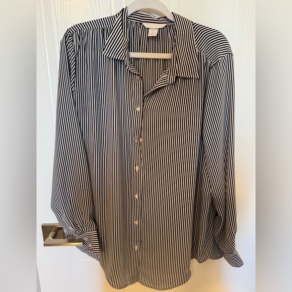 💥H & M BLOUSE BLACK DRESS 💥 - Picture 2 of 7